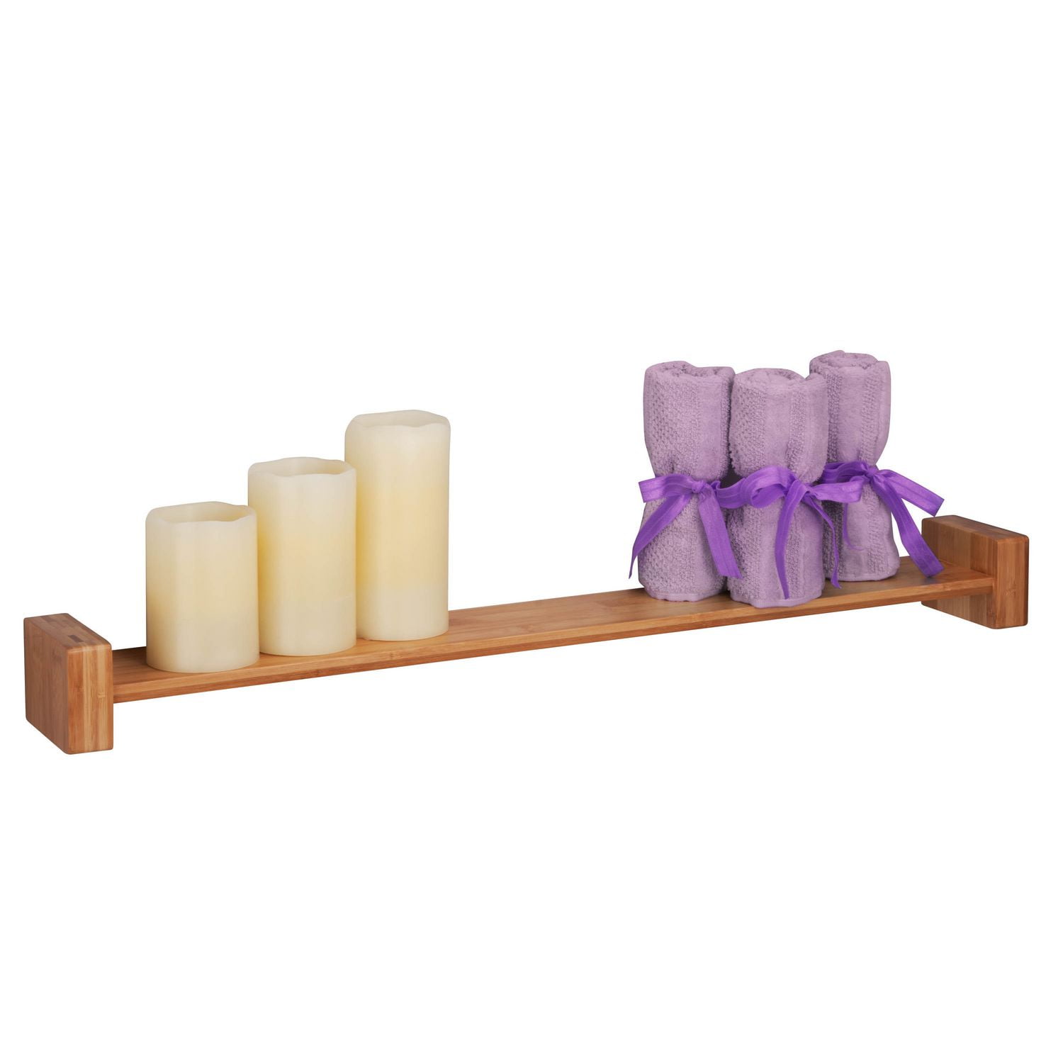 HoneyCanDo Large Bamboo H Wall Shelf Walmart Canada