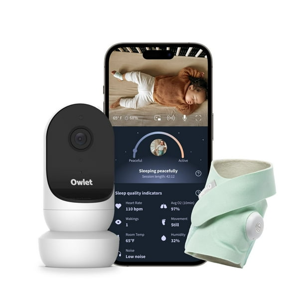 Owlet Dream Duo 2 Smart Baby Monitor - View Sleep Quality Indicators ...