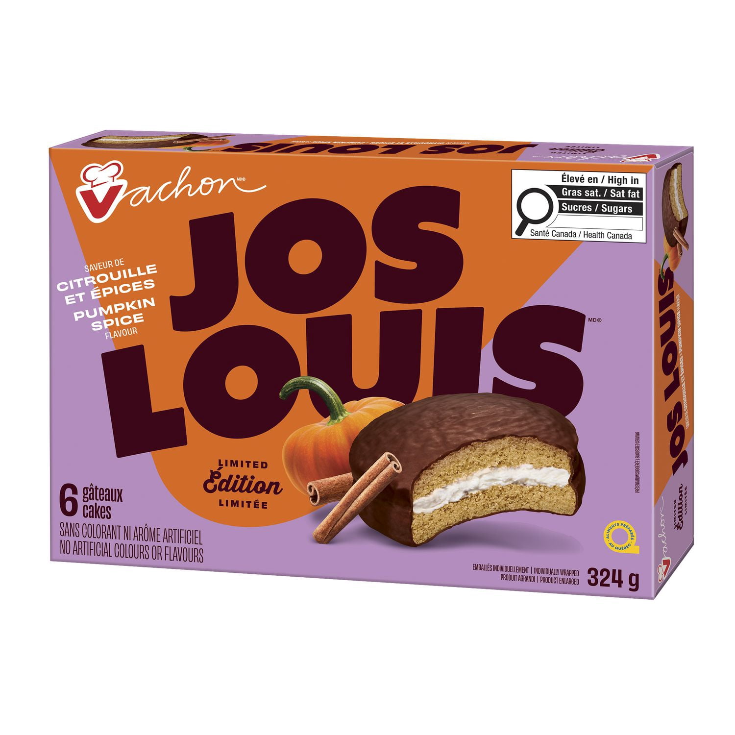 thumbnail image 2 of Vachon® Jos Louis® Pumpkin Spice Cake, 2 of 4