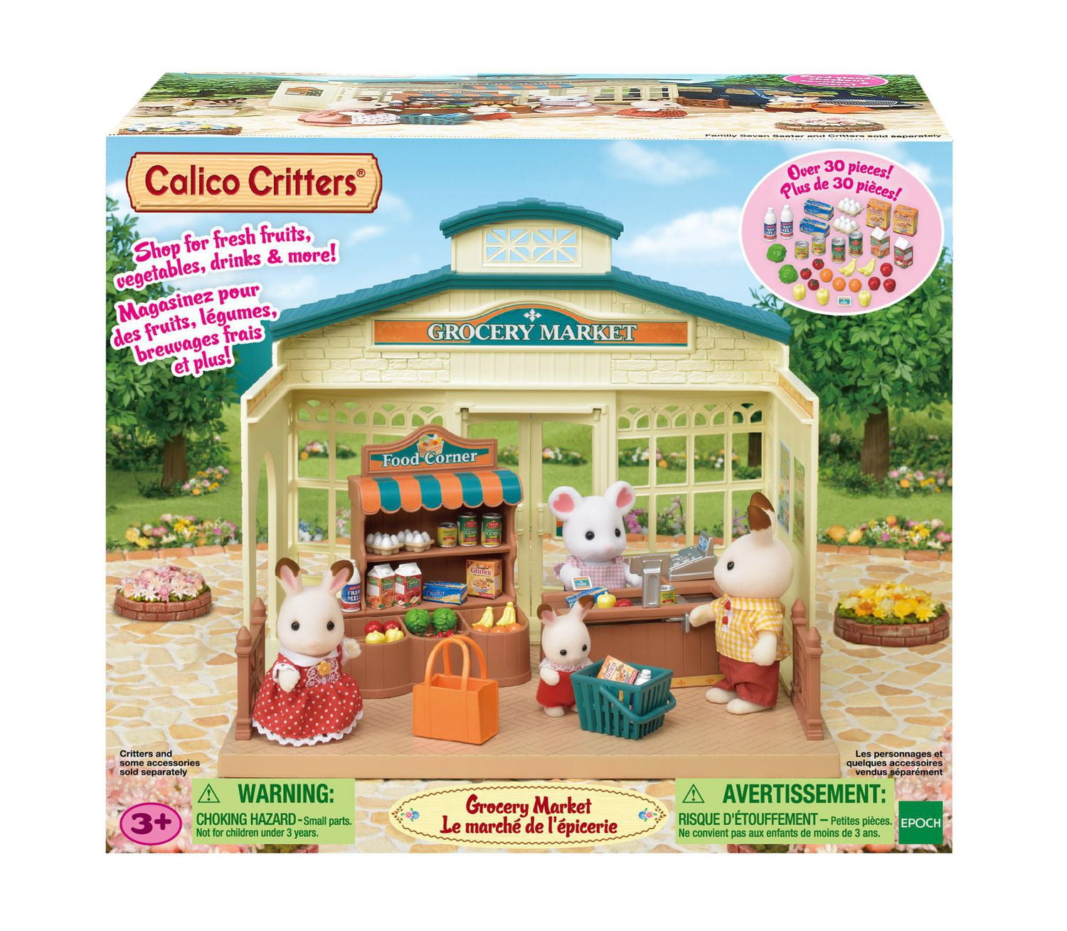 calico critters supermarket walmart
