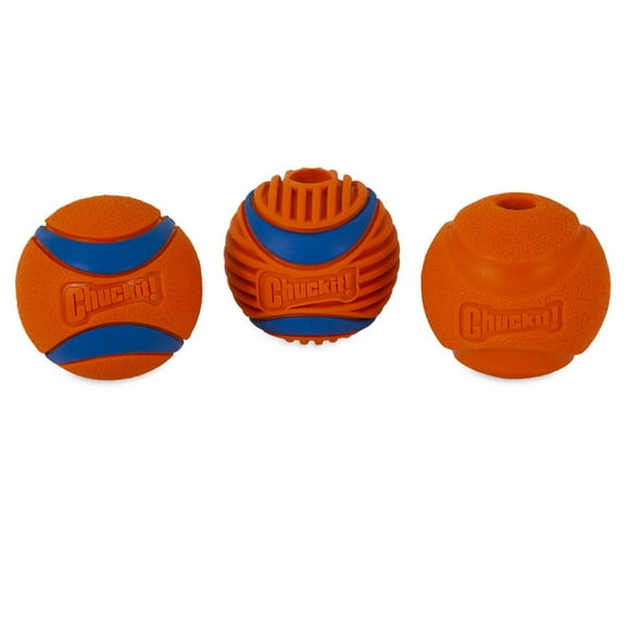 Chuckit! Medium Variety 3 Pack Fetch Medley Ball Dog Toy, 2.5", 3 Pack Ball Toy