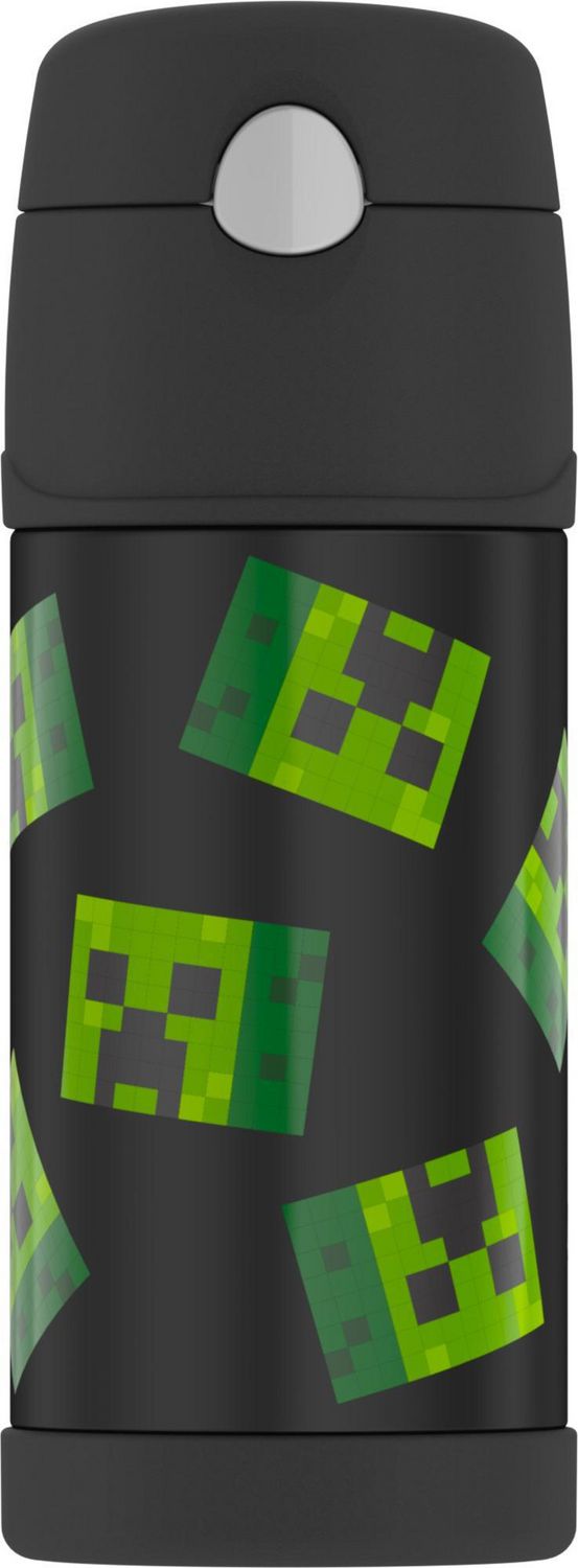 Genuine Thermos Brand Funtainer Vacuum Insulated Bottle 355 Ml Minecraft Walmart Canada