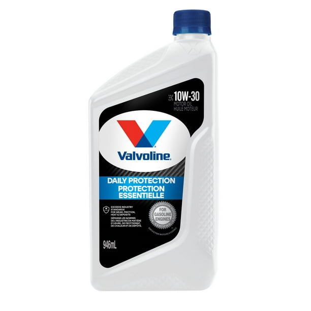 Valvoline Daily Protection Conventional 10W30 Motor Oil, Easy Pour