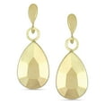 thumbnail image 1 of Quintessential 10kt Yellow Faceted Teardrop Stud Earring, 1 of 3