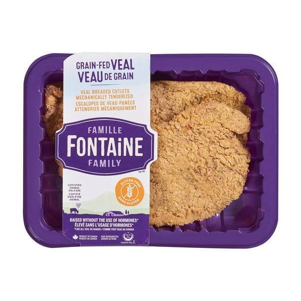 Fontaine Family Breaded Veal Cutlets, fresh ready to cook Walmart.ca