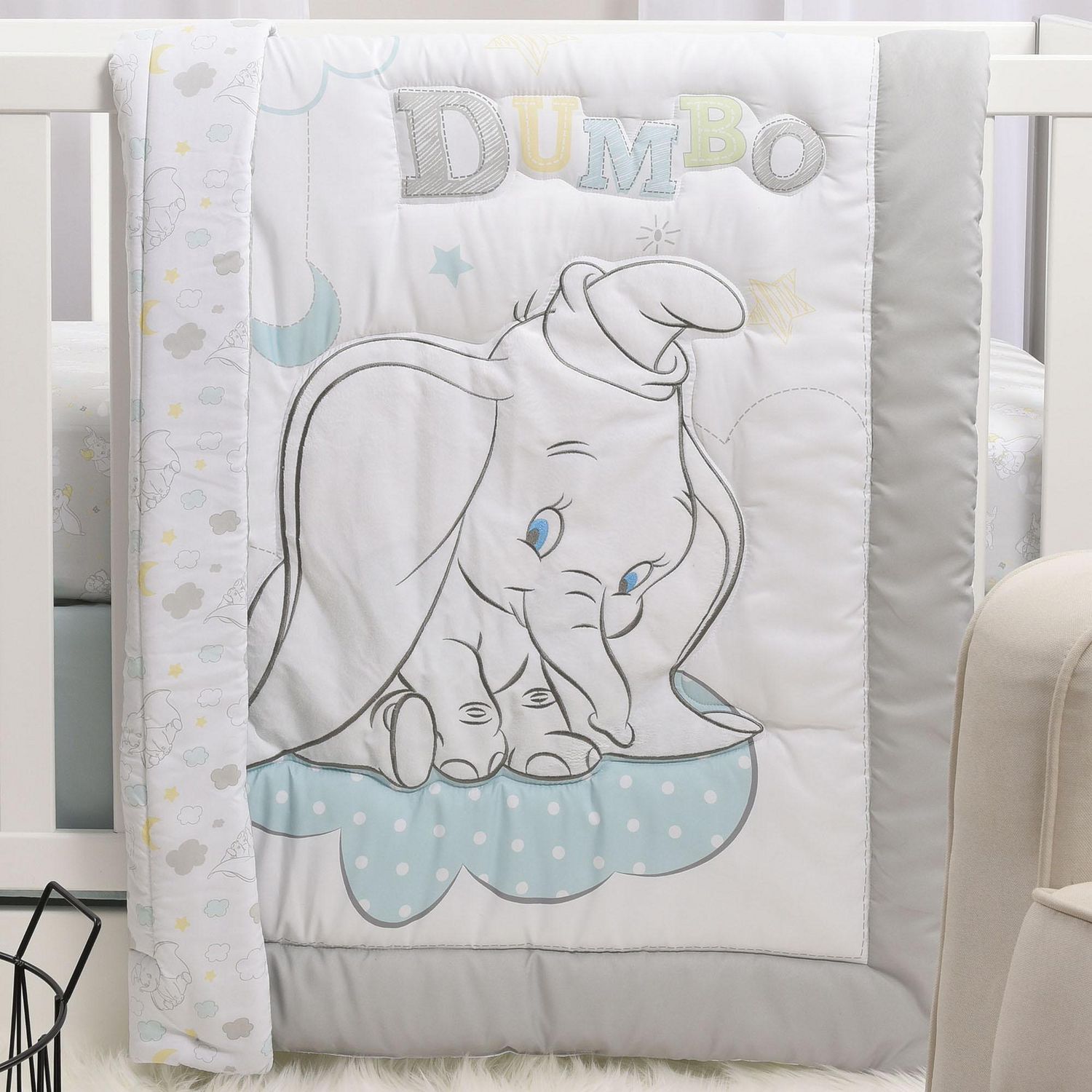 Disney Dumbo Couverture douillette en flanelle pour bébé 75 x 100 cm :  : Bébé et Puériculture