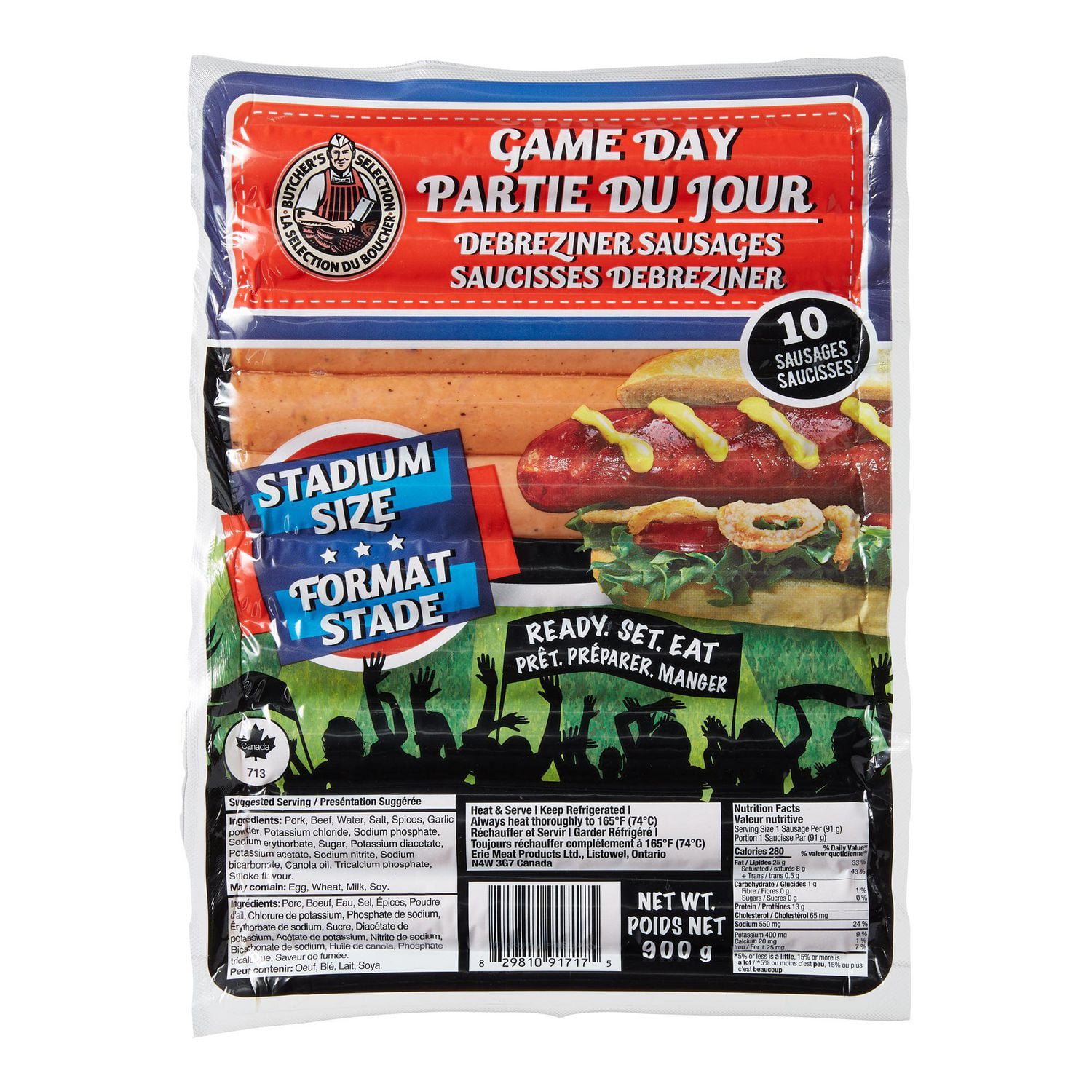 Game Day Debreziner Sausages