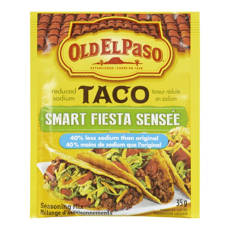 Smart Fiesta Less Sodium Taco Seasoning Mix - Old El Paso