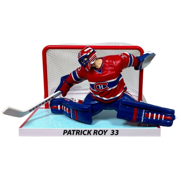 LNH Figurine 6 Pouces avec But - Patrick Roy - Canadiens de Montréal