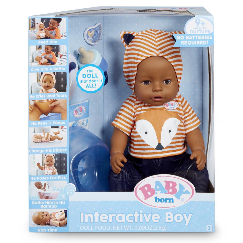 brown baby boy doll