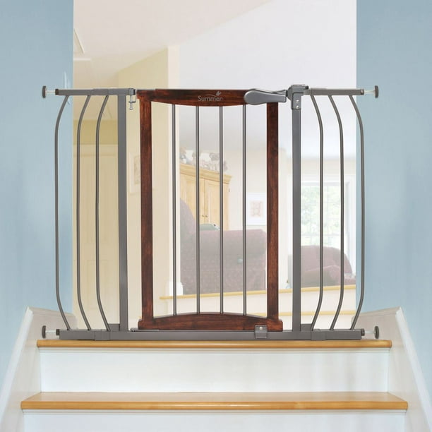 Comomy Barrière d'escalier rétractable améliorée – Verrouillage automatique  en 15