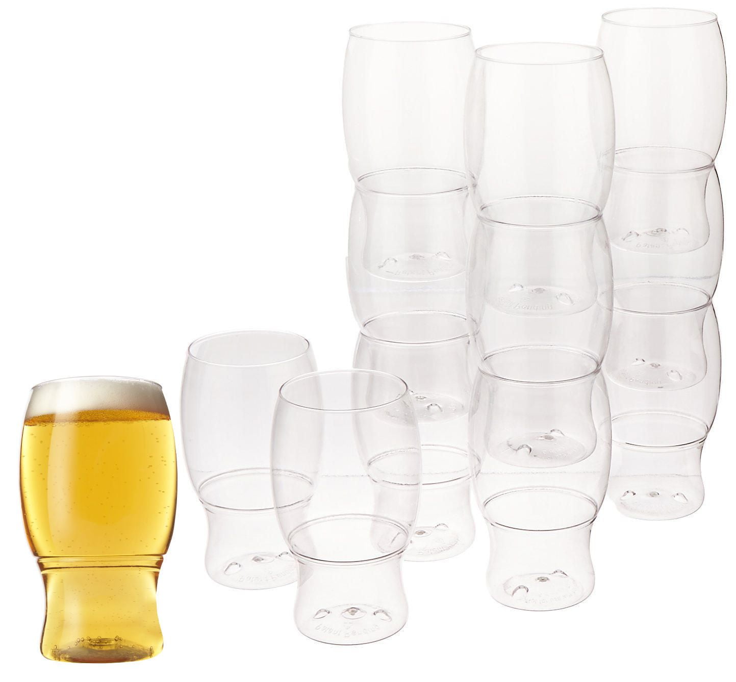 Tossware Shatterproof BPAFree Upscale Reusable/Recyclable Stackable