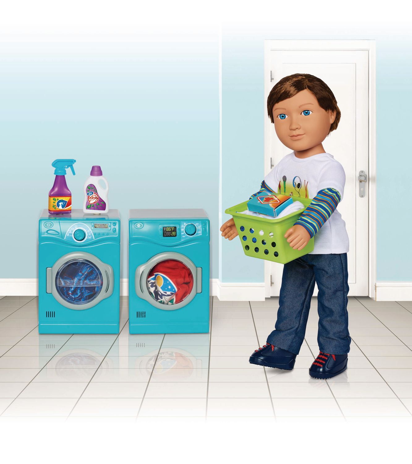 Doll washer best sale and dryer set