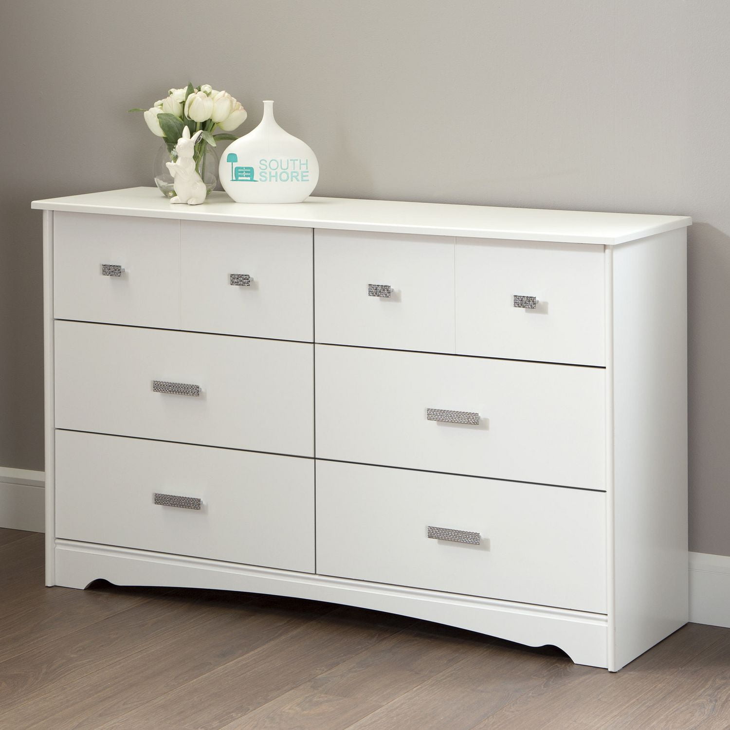 South Shore Tiara Drawer Double Dresser Walmartca - south shore tiara drawer double dresser walmartca -