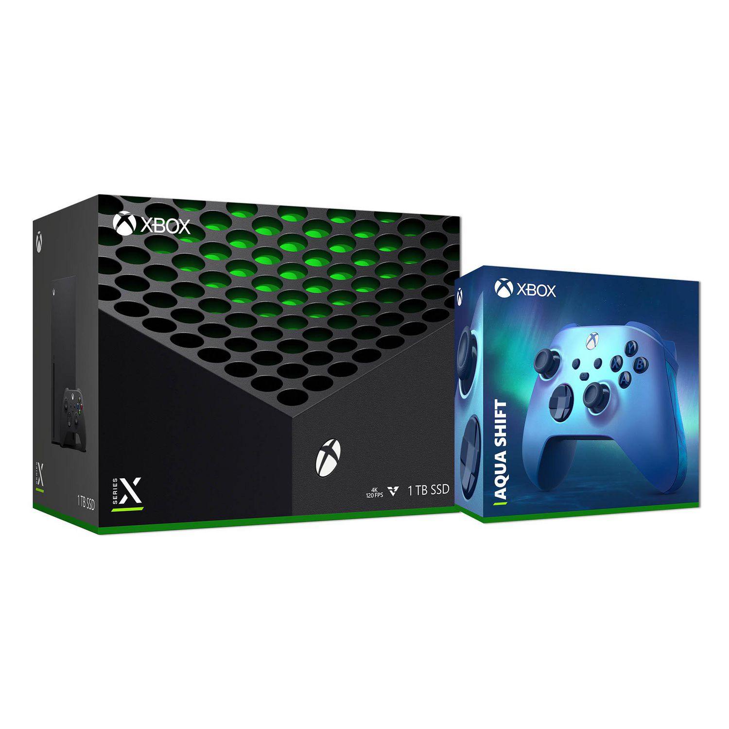 Xbox Series X plus Manette sans fil Xbox édition spéciale Aqua