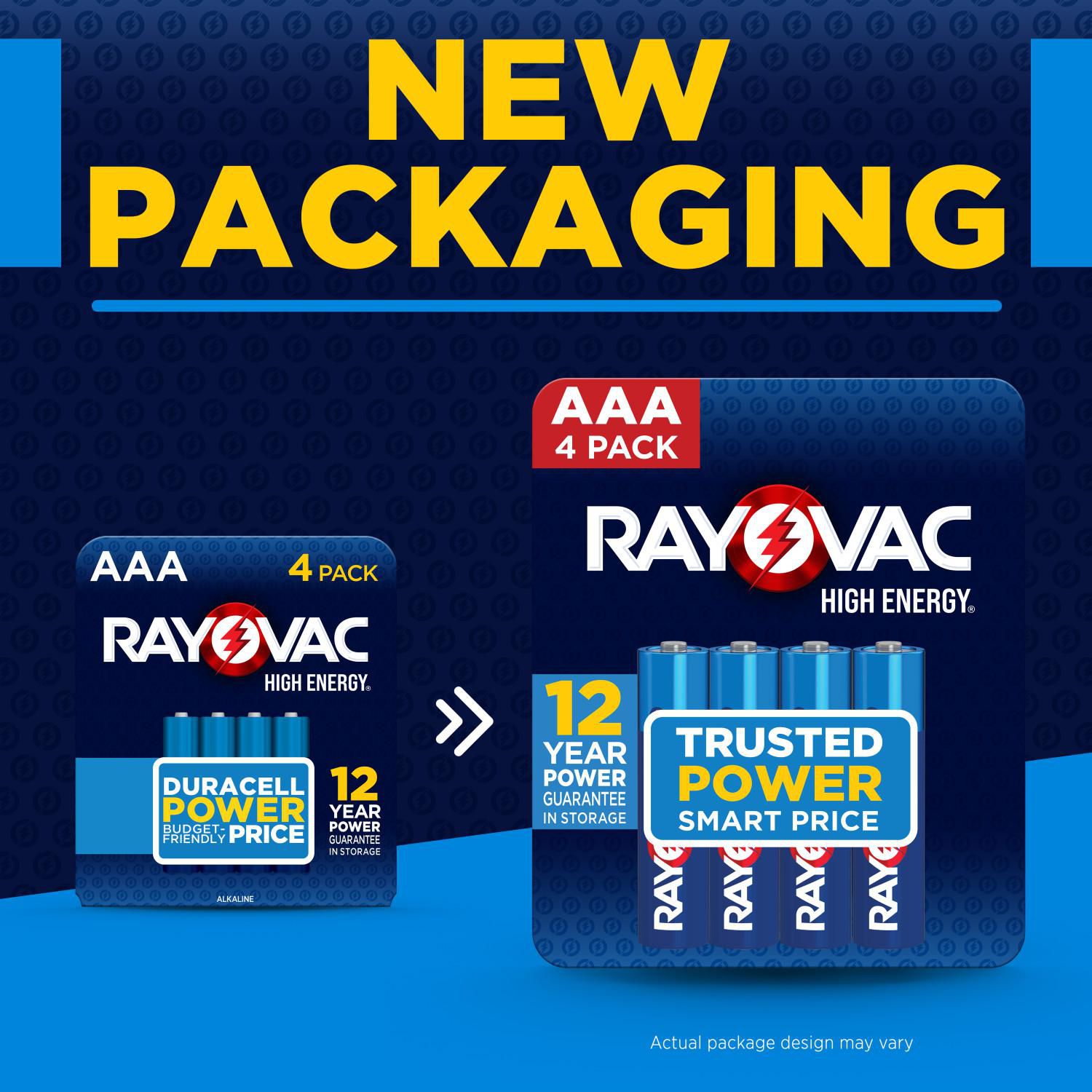thumbnail image 3 of Rayovac High Energy AAA Batteries (8 Pack), Triple A Batteries, 3 of 8
