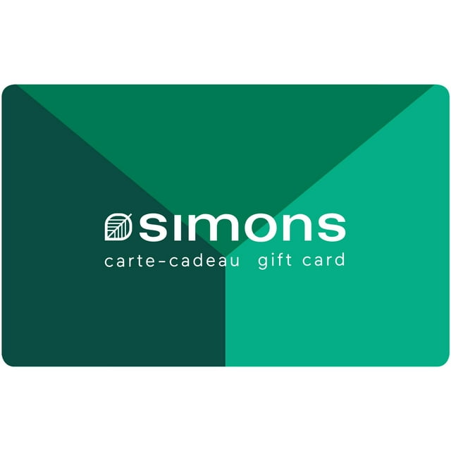 La Maison Simons 50 $ (Livraison par e-mail)