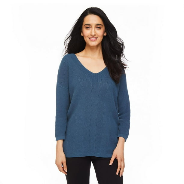 Penmans Women's V-Neckline 3/4 Sleeve Sweater - Walmart.ca