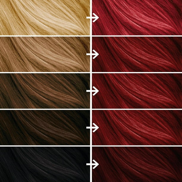 Bleach London Cherry Red Permanent Kit, Vegan permanent hair dye