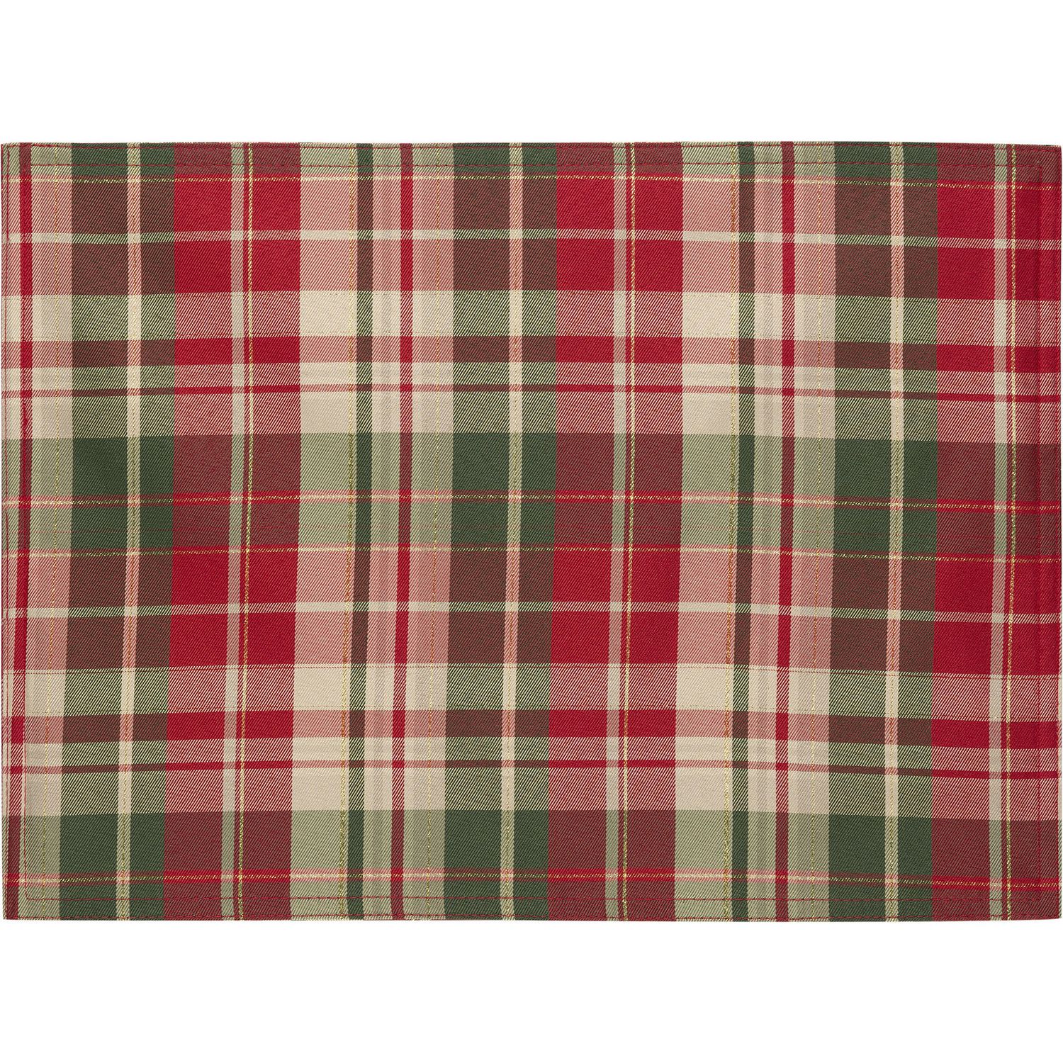 Home Trends fabric plaid placemat Walmart Canada