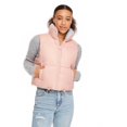 thumbnail image 1 of No Boundaries Women's Reversible Cropped Vest, 1 of 6