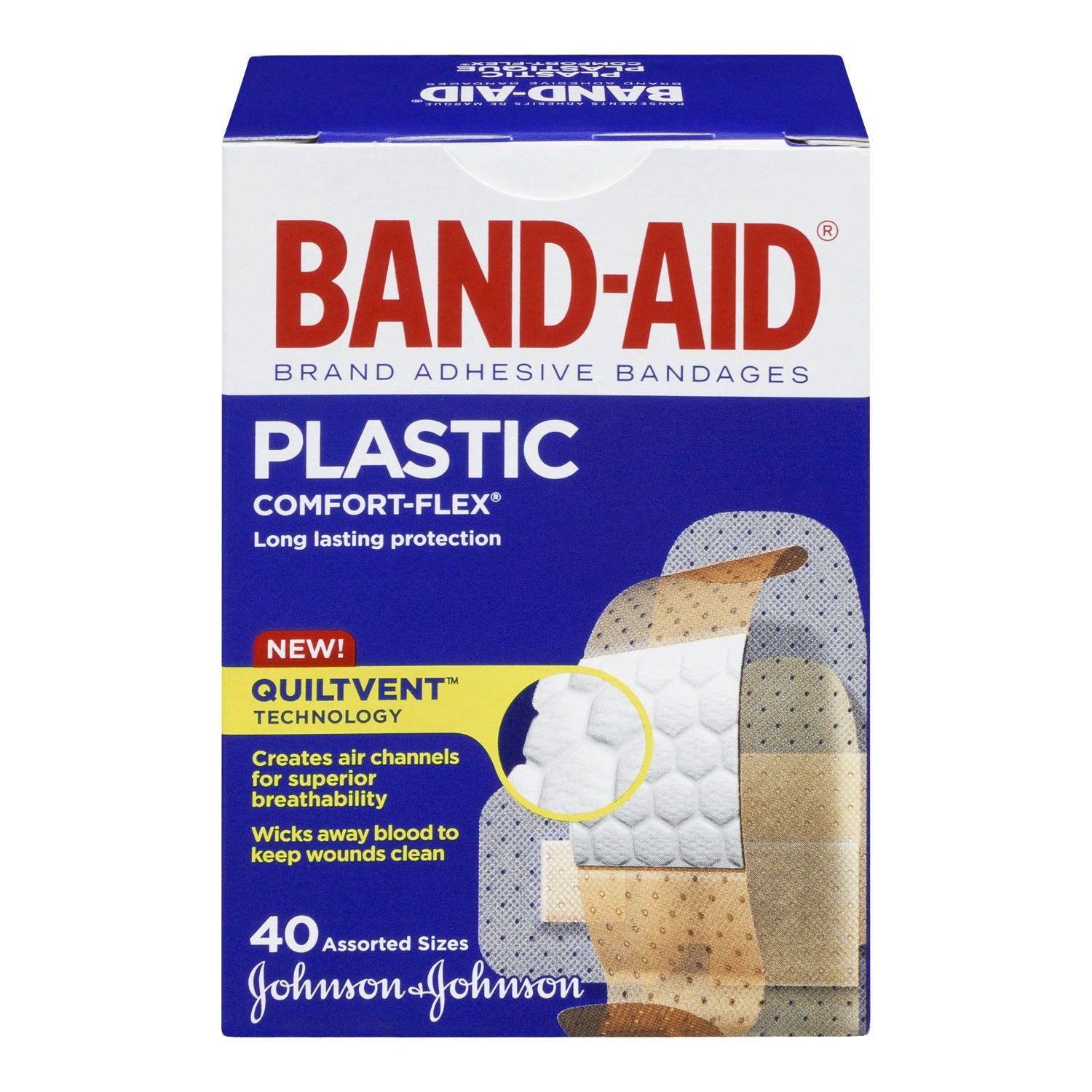 BAND-AID® COMFORT-FLEX® Plastic Adhesive Bandages | Walmart Canada