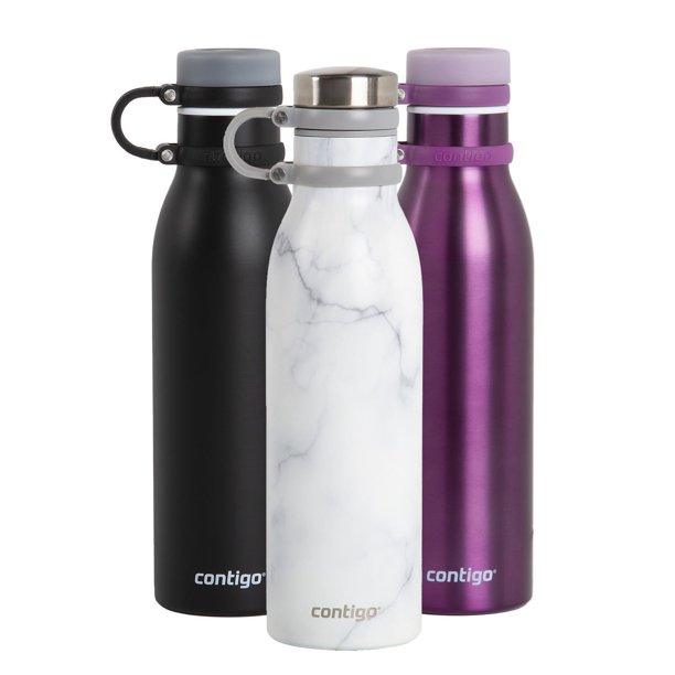 Personalized 20 Oz. Water Bottle on the Go BPA Free Contigo Matterhorn Leak  Proof for Active Sports Lifestyles 