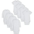 thumbnail image 1 of Onesies Brand Baby 8-Pack Bodysuit, White, 1 of 2