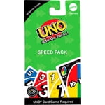 UNO Add-on-Packs Speed Pack Card Game for Kids, Family & Game Nights, Travel, Camping & Parties