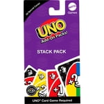 UNO Add-on-Packs Stack Jeu de cartes de paquet pour les enfants, famille & Soirées de jeu, Voyage, Camping & Parties