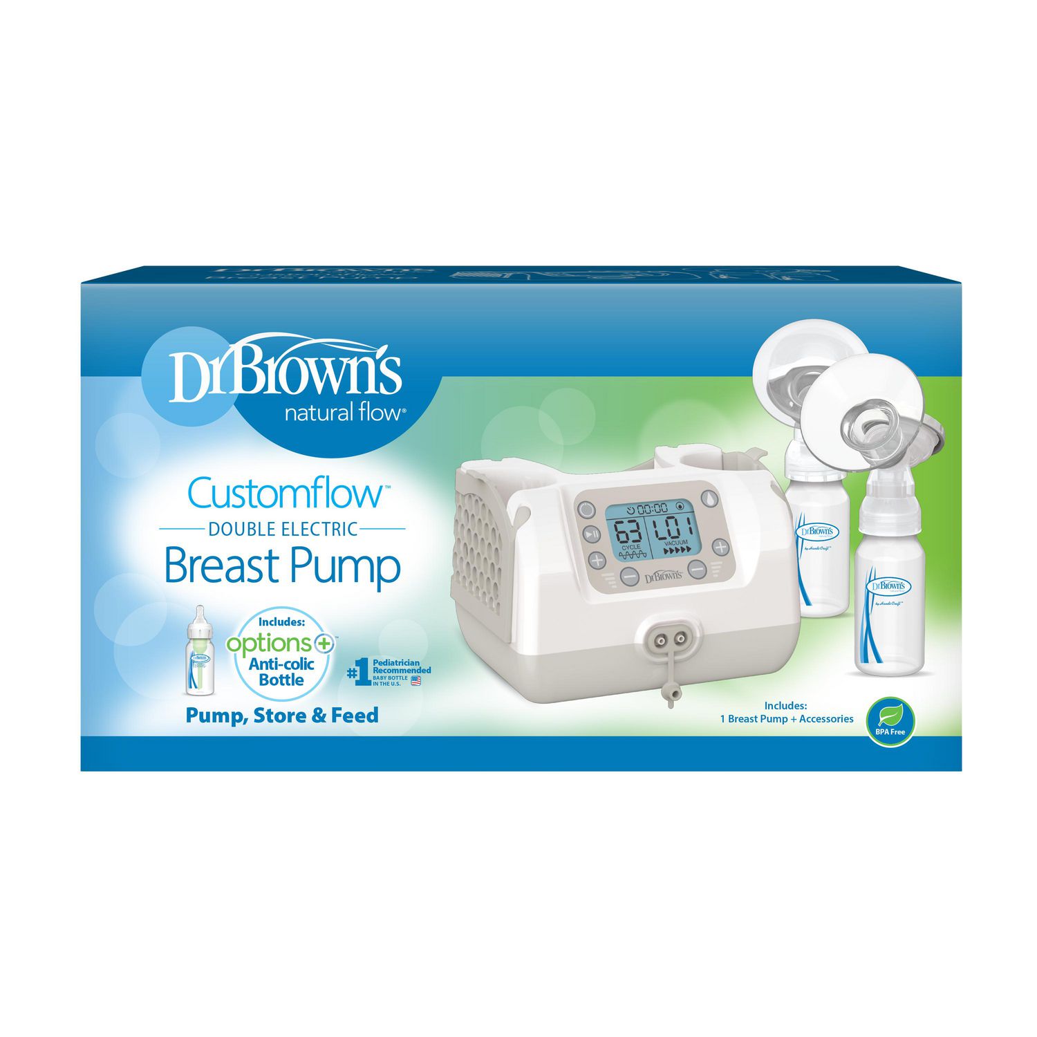 Dr. Brown's Customflow Double Electric Quiet Breast Pump