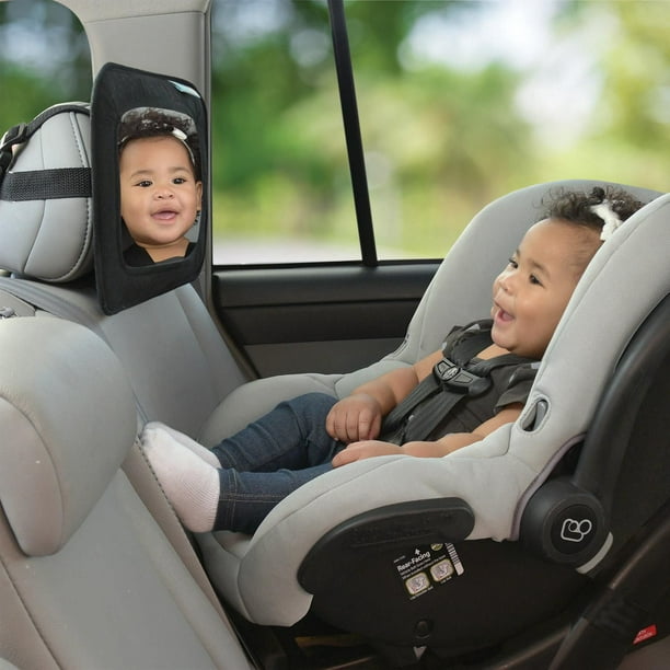Pare-soleil de voiture 2 en 1 pour bébé, miroir de siège arrière