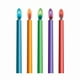 Porte-bougies avec bougies pour anniversaire à feu coloré Paq. de 10 – image 1 sur 3