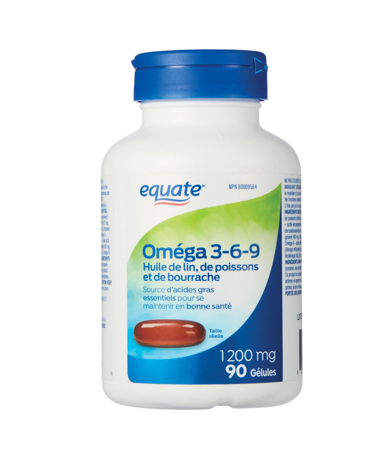 Oméga-3 Huile de Poisson 1200 mg 120 Gélules