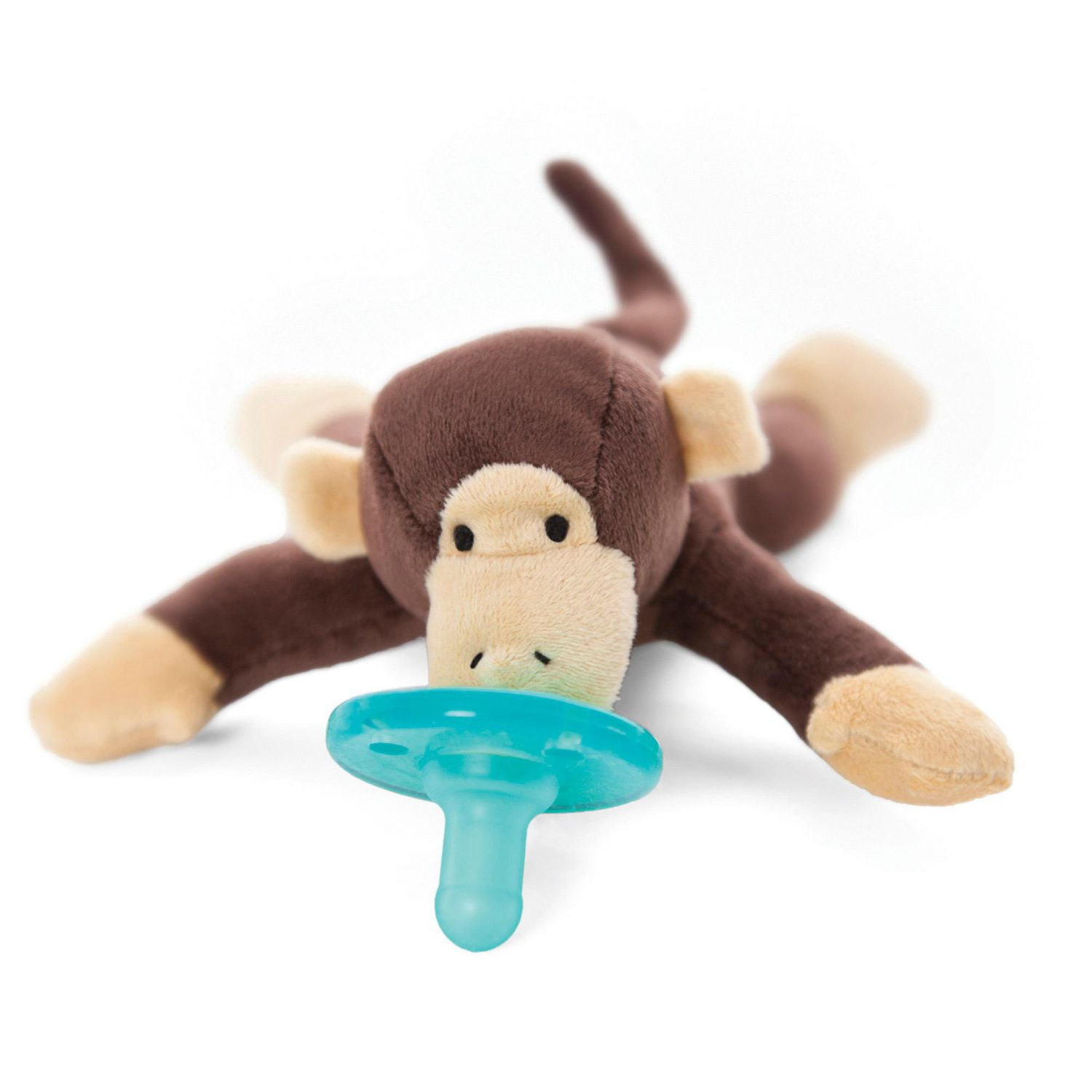 WubbaNub - Newborn Infant Baby Pacifier with Plush Animal - Monkey 