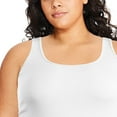 thumbnail image 4 of George Plus Women's Rib Tank, 4 of 6