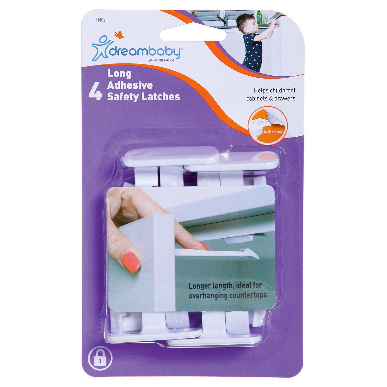 Dreambaby® Adhesive Safety Latches Long 4 Pack Walmart Canada