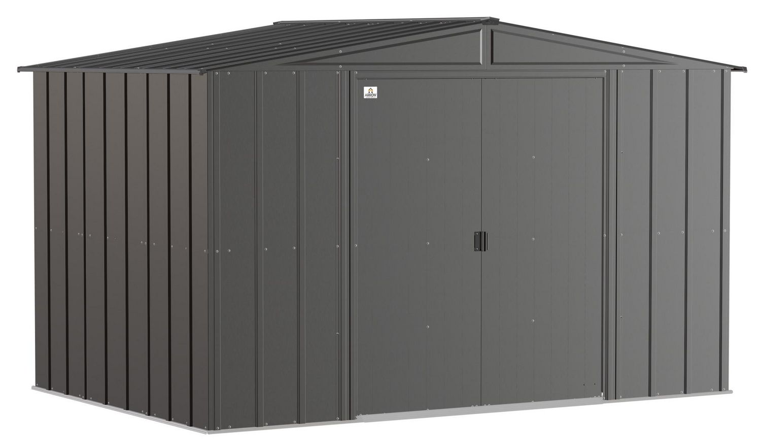 Arrow Classic Steel Storage Shed, 10x7, Charcoal | Walmart Canada