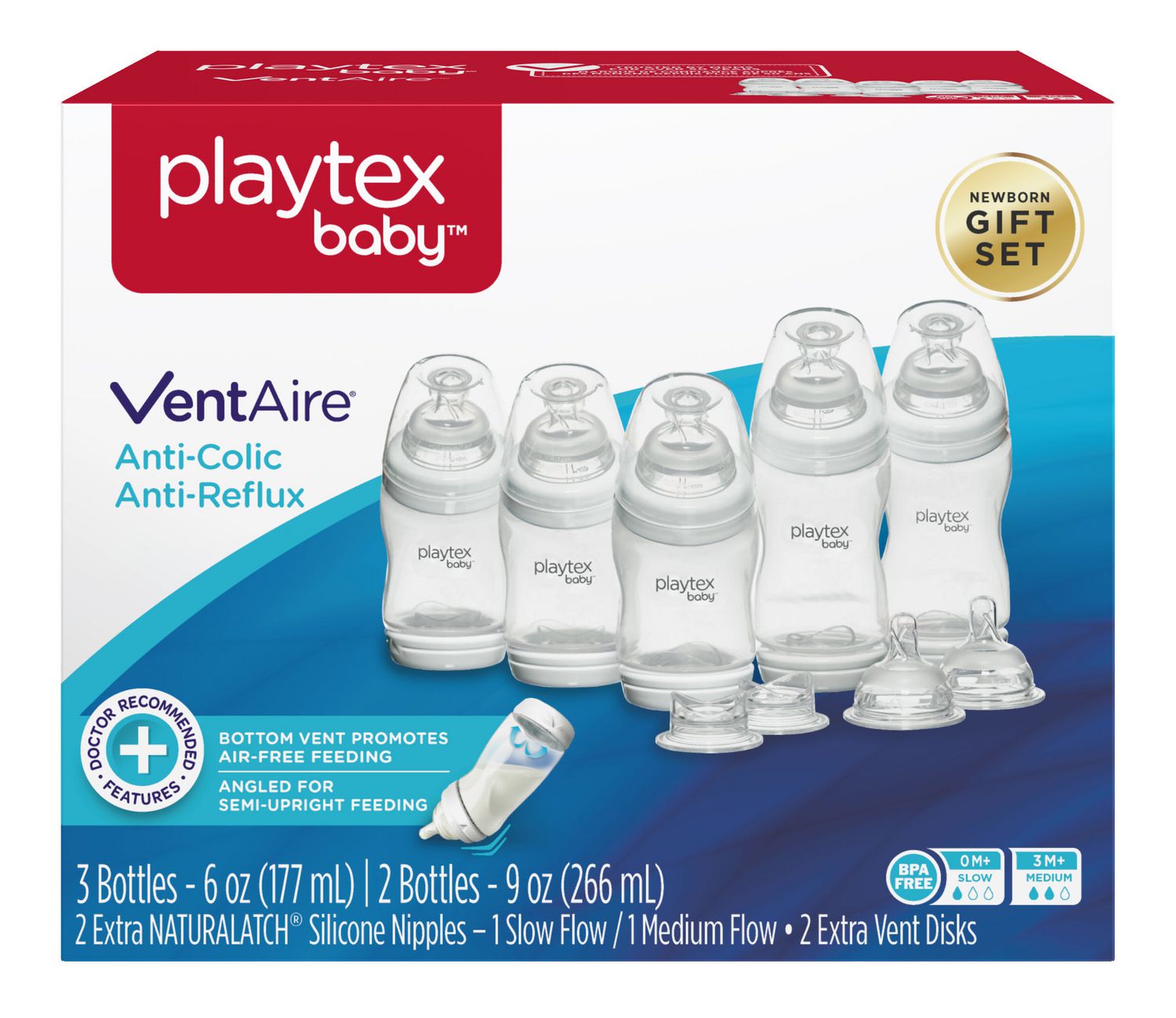 Playtex VentAire Newborn Bottle Gift Set