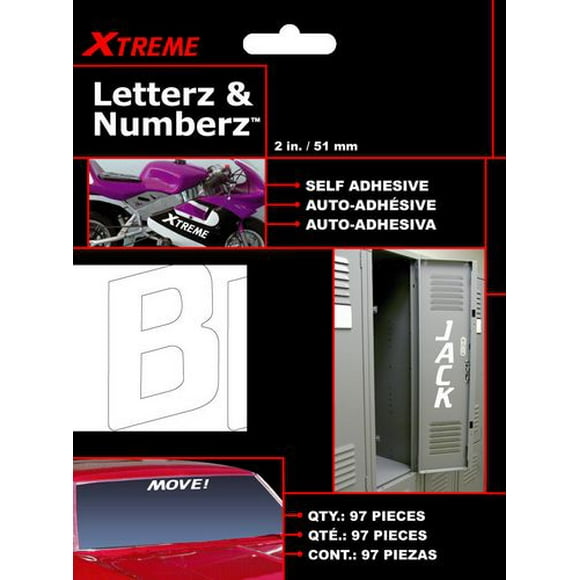 Xtreme Letter Decal