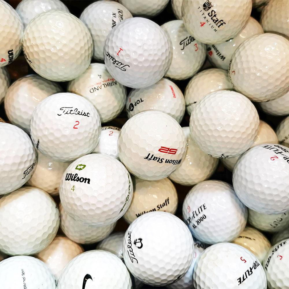 Sac en filet de 60 balles de golf Round Two #00050 60 balles de golf  recyclées 