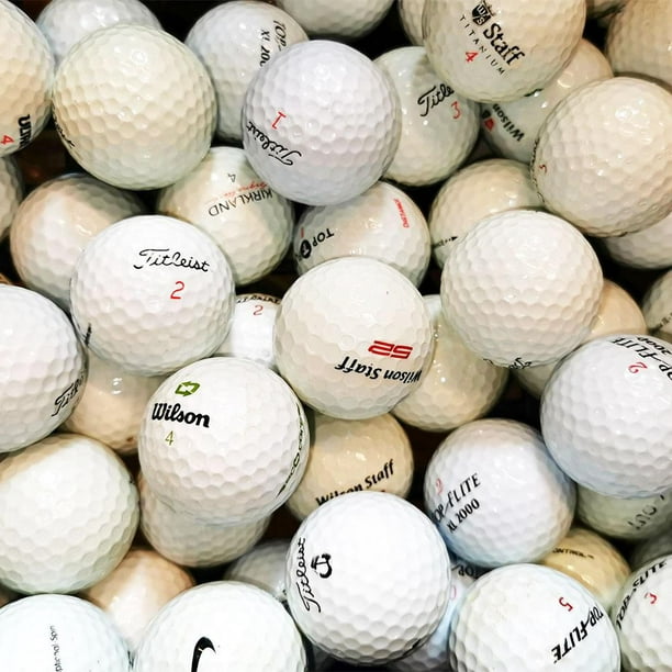 Round Two 60 Golf Balls Mesh Bag #00050, 60 Recycled golf balls 