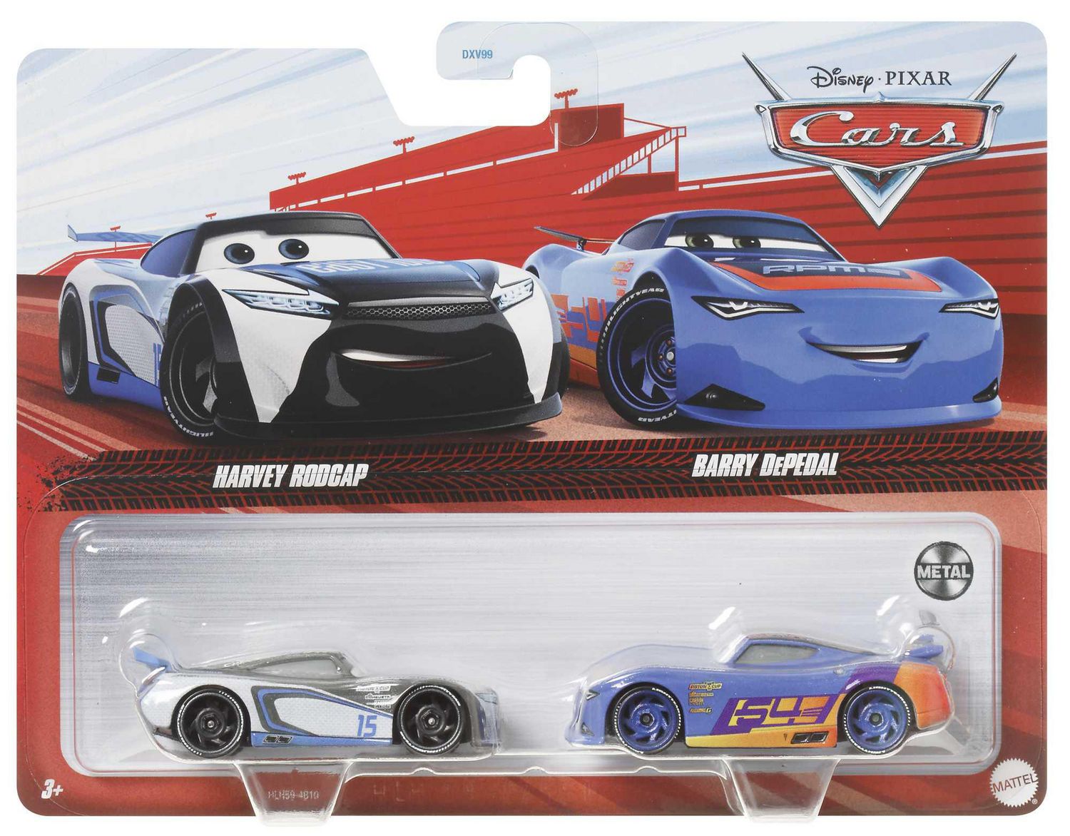 Disney and Pixar Cars 2-Pack Collection, 1:55 Scale Die-Cast Vehicles Easy  Idle & RPM
