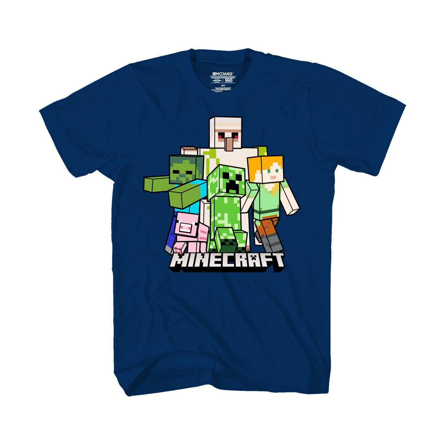 Boys Minecraft Bobble Mobbin T-Shirt | Walmart Canada