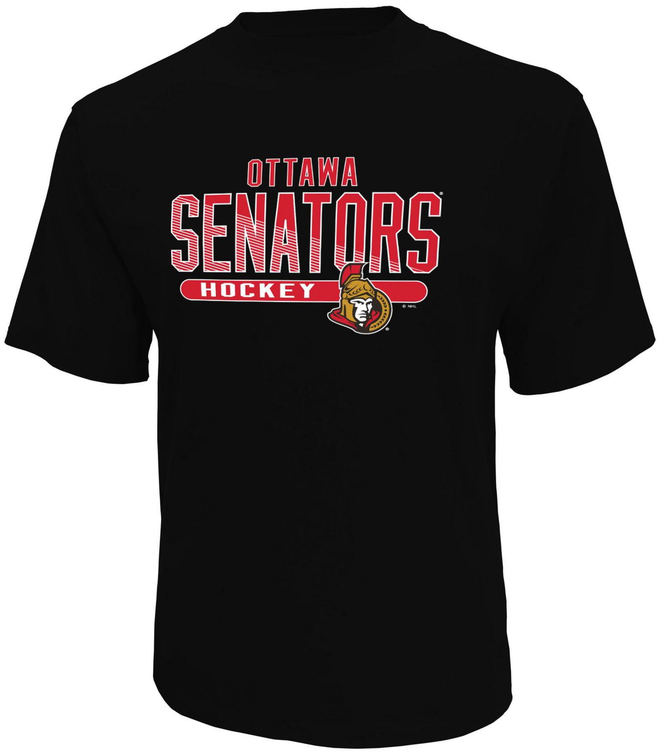 NHL Men's Ottawa Senators Crew Neck short Sleeve Classic Fit TShirt Walmart Canada