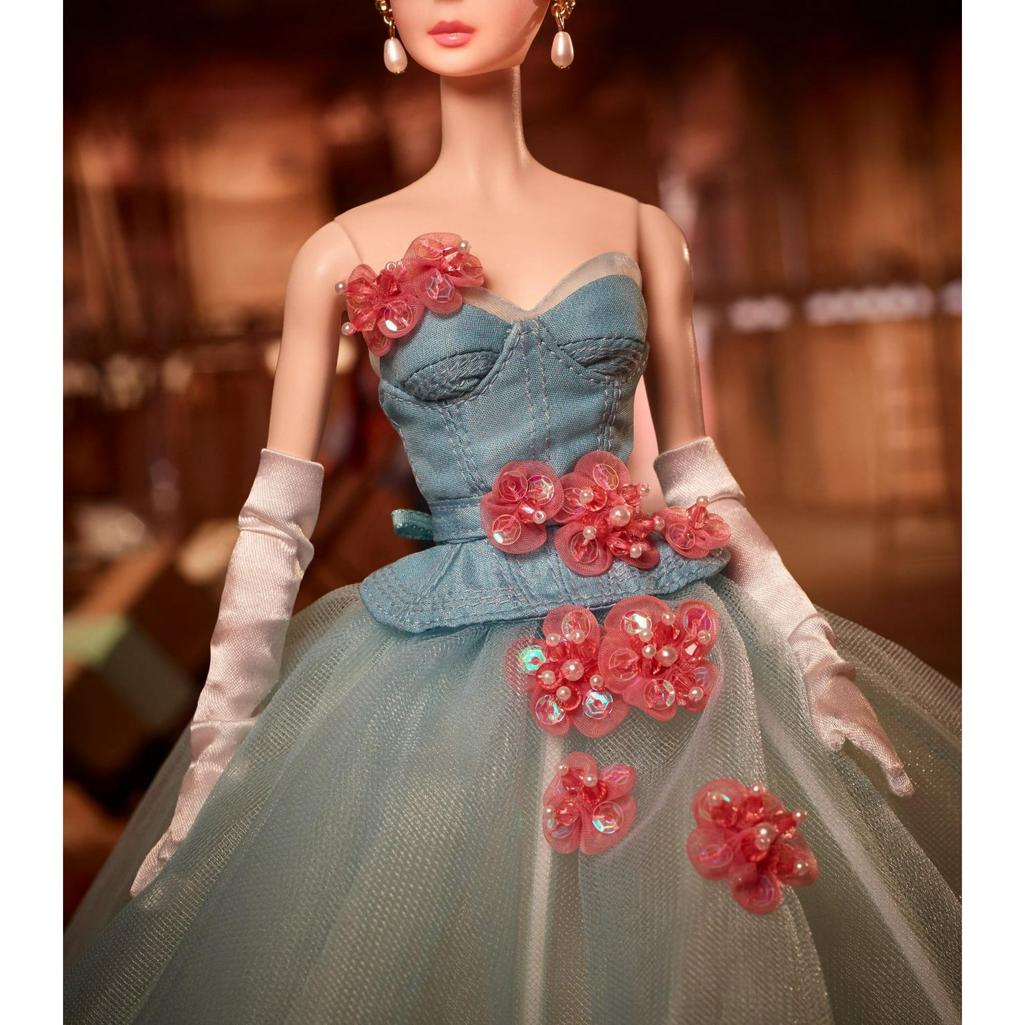  Barbie Fashion Model Collection The Gala's Best Doll, 13.5-in  Signature Doll with Silkstone Body in Blue Gown, with Certificate of  Authenticity : Toys & Games