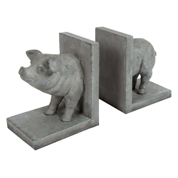 hometrends Pig Bookends 