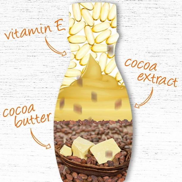 Vaseline Cocoa Radiant Lait Corporel au Beurre de Cacao 400ml