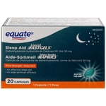 Equate Sleep Aid, Liquid Fastgels, Extra Strength