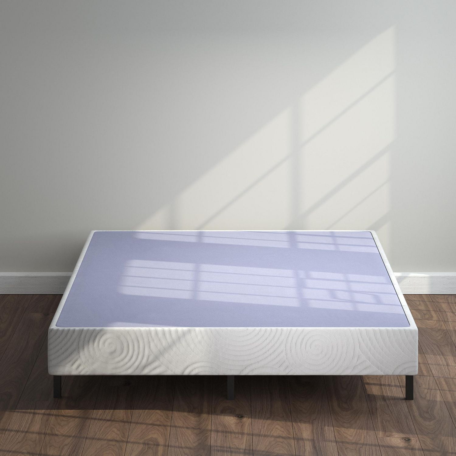 Zinus Edgar 4 Inch Low Profile Wood Box Spring Mattress Foundation Sturdy Wood Structure Easy Assembly Tools Included 5 Yr Warranty